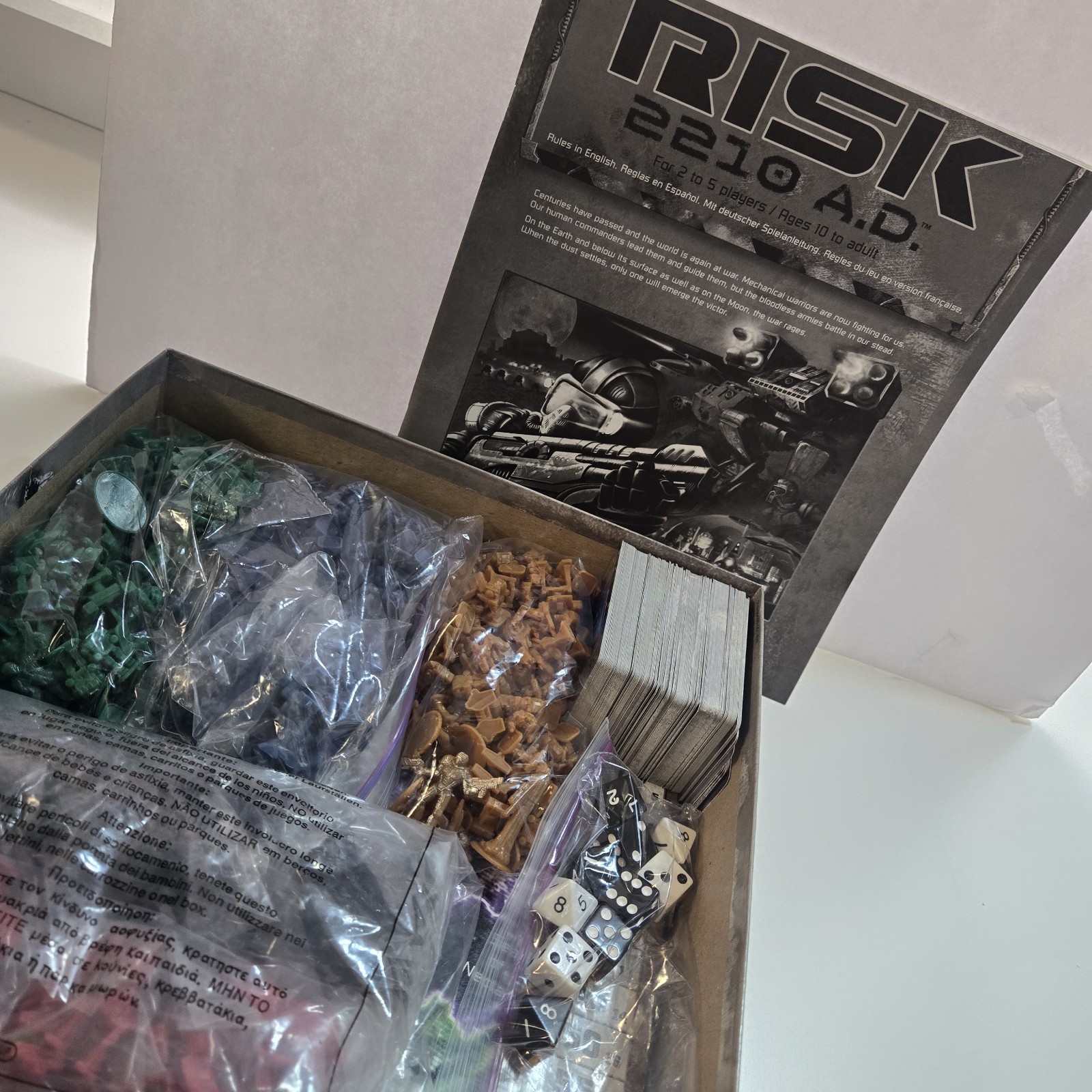 img_1771386533466_2-1.jpeg RISK 2210 A.D. BOARD GAME AVALON HILL 100% COMPLETE COUNTED & VERIFIED 2007 - Image 3