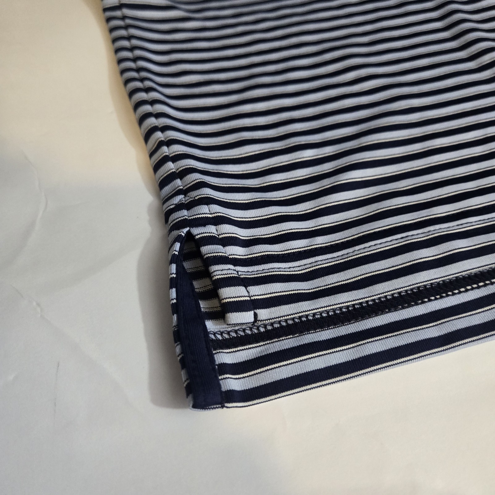 img_1771386556587_4-1.jpeg Callaway Shirt Mens Size L Golf Polo Opti-Dri Striped Print Blue - Image 5