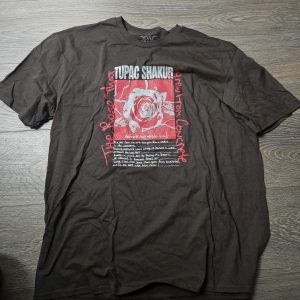 Men's XL Tupac Shakur 2Pac Hip Hop Rap Shirt The Rose That Grew From Concrete