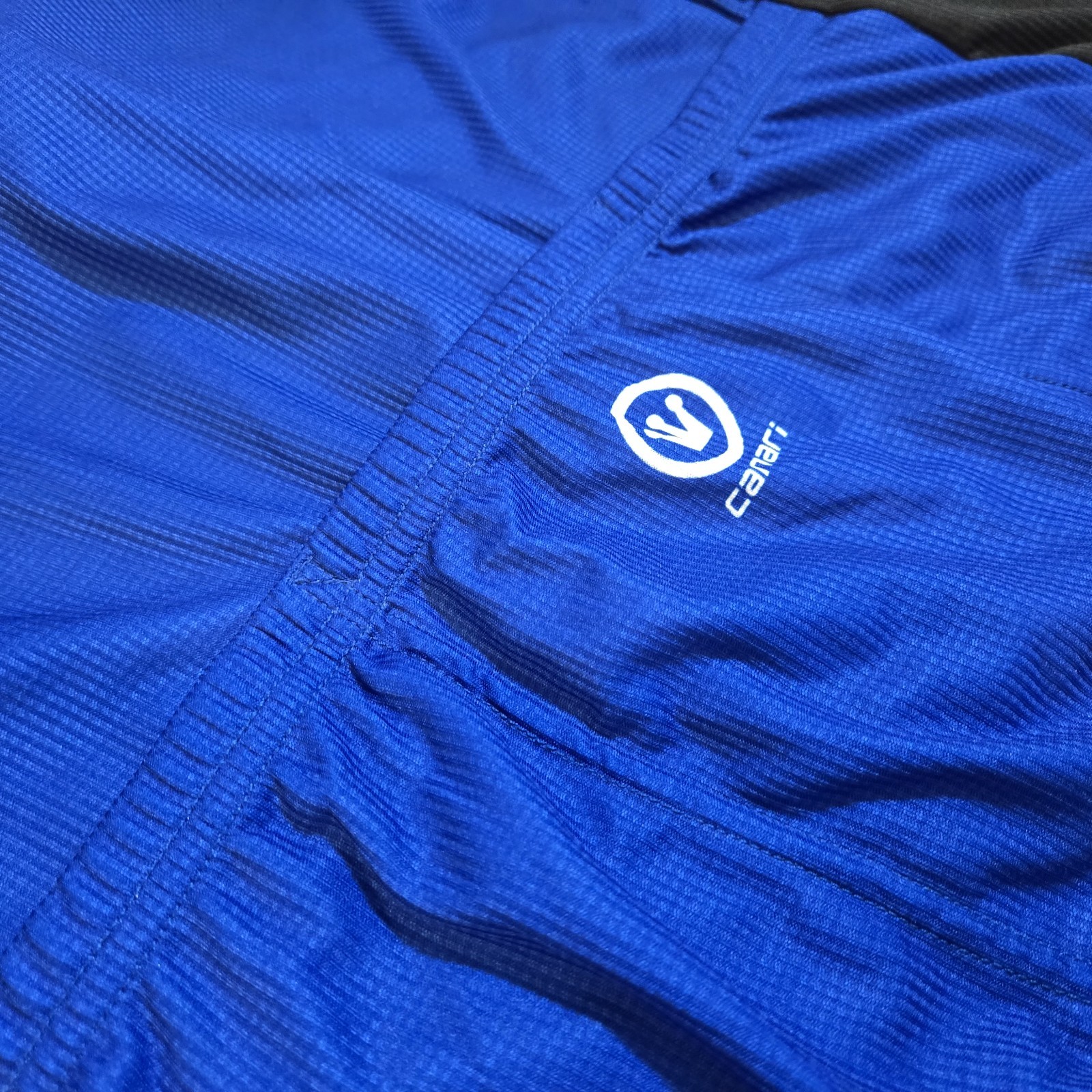 img_1771443430843_5-1.jpeg Pactimo Cycling Jersey Adult Medium Blue White Wescom 1/2 Zip Polyester Pockets - Image 6