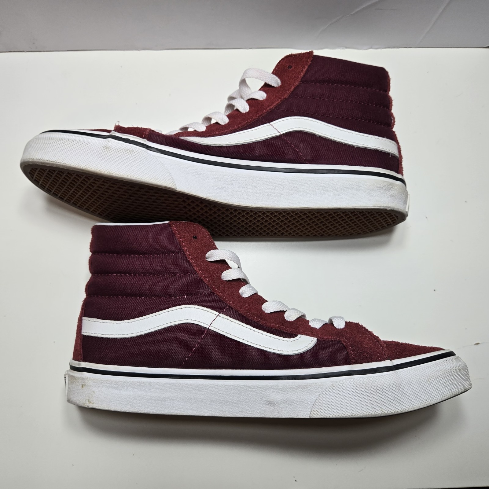 img_1771443681075_1-1.jpeg Vans Unisex Sk8 Hi 721278 Red Casual Shoes Sneakers Size M 6.5 - Image 2
