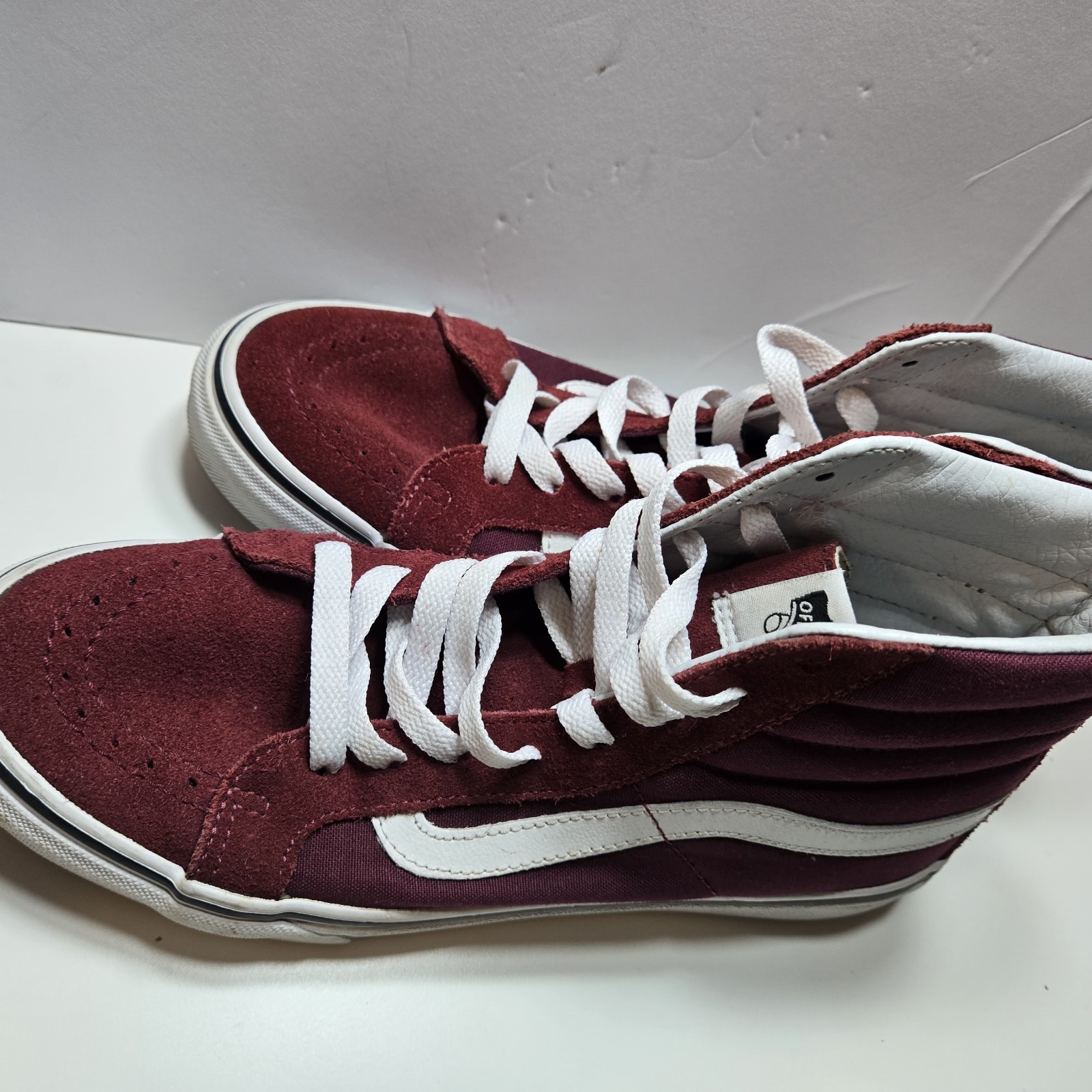 img_1771443684183_3-1.jpeg Vans Unisex Sk8 Hi 721278 Red Casual Shoes Sneakers Size M 6.5 - Image 4