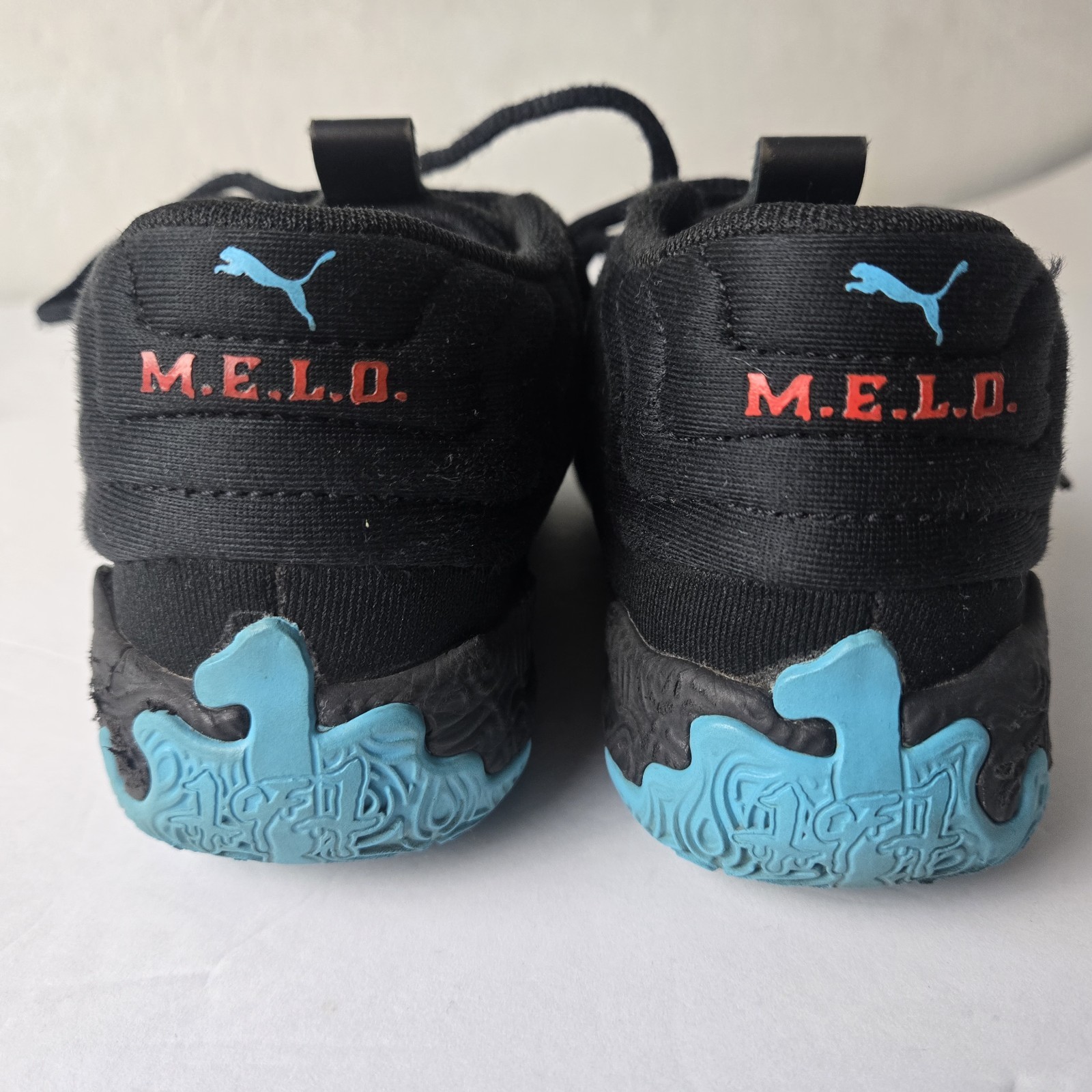 img_1771443693541_1-1.jpeg Puma MB.03 Melo Basketball Shoes Mens Size 1C Blue Hive Black 379221-01 - Image 2