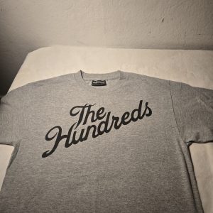The Hundreds Men’s sz Medium Cursive Logo Grey T Shirt Skateboard Los Angeles