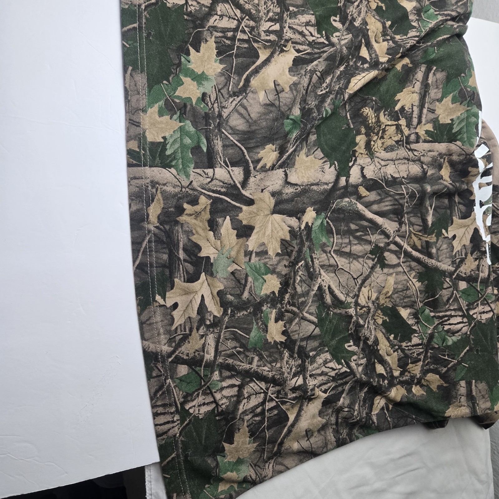 img_1771445321577_3-1.jpeg Russell Outdoors Shirt Mens L Brown Realtree Camo Crew Neck Deer Hunting 12856 - Image 4