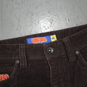 Boys Empyre Relax Loose Fit Sk8 Corduroy Skate Pants Java Brown Size 25 Y2K 🔥