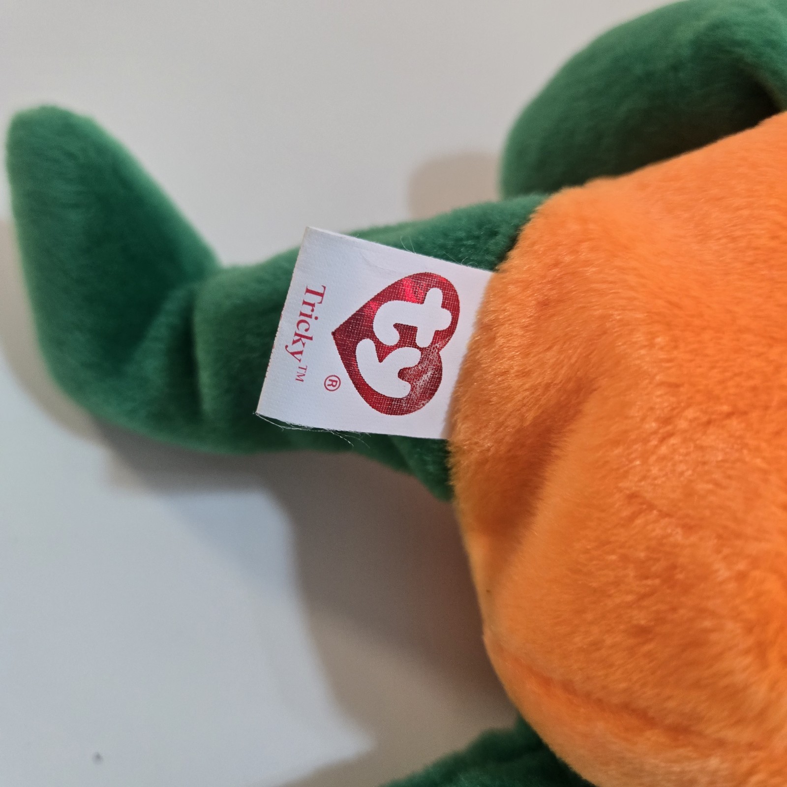 img_1771445870487_2-1.jpeg Ty Beanie Baby TRICKY the Pumpkin Halloween Bear 2002 New with Tag - Image 3