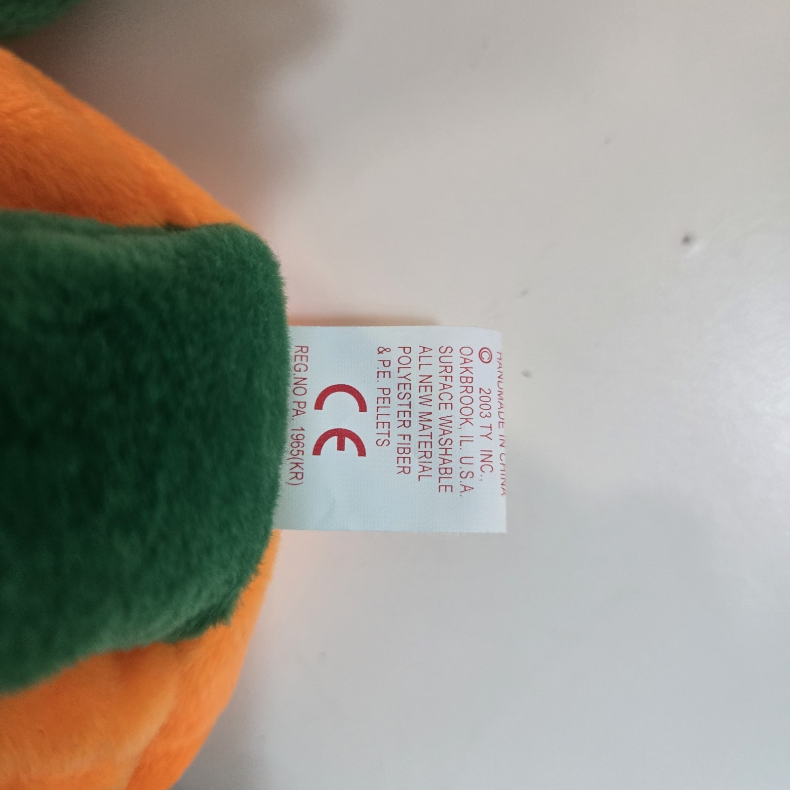 img_1771445873264_4-1.jpeg Ty Beanie Baby TRICKY the Pumpkin Halloween Bear 2002 New with Tag - Image 5