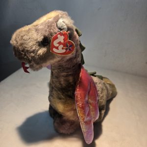 1998 TY Beanie Baby Buddies BUDDY Plush Scorch the Dragon RETIRED Licensed NWT