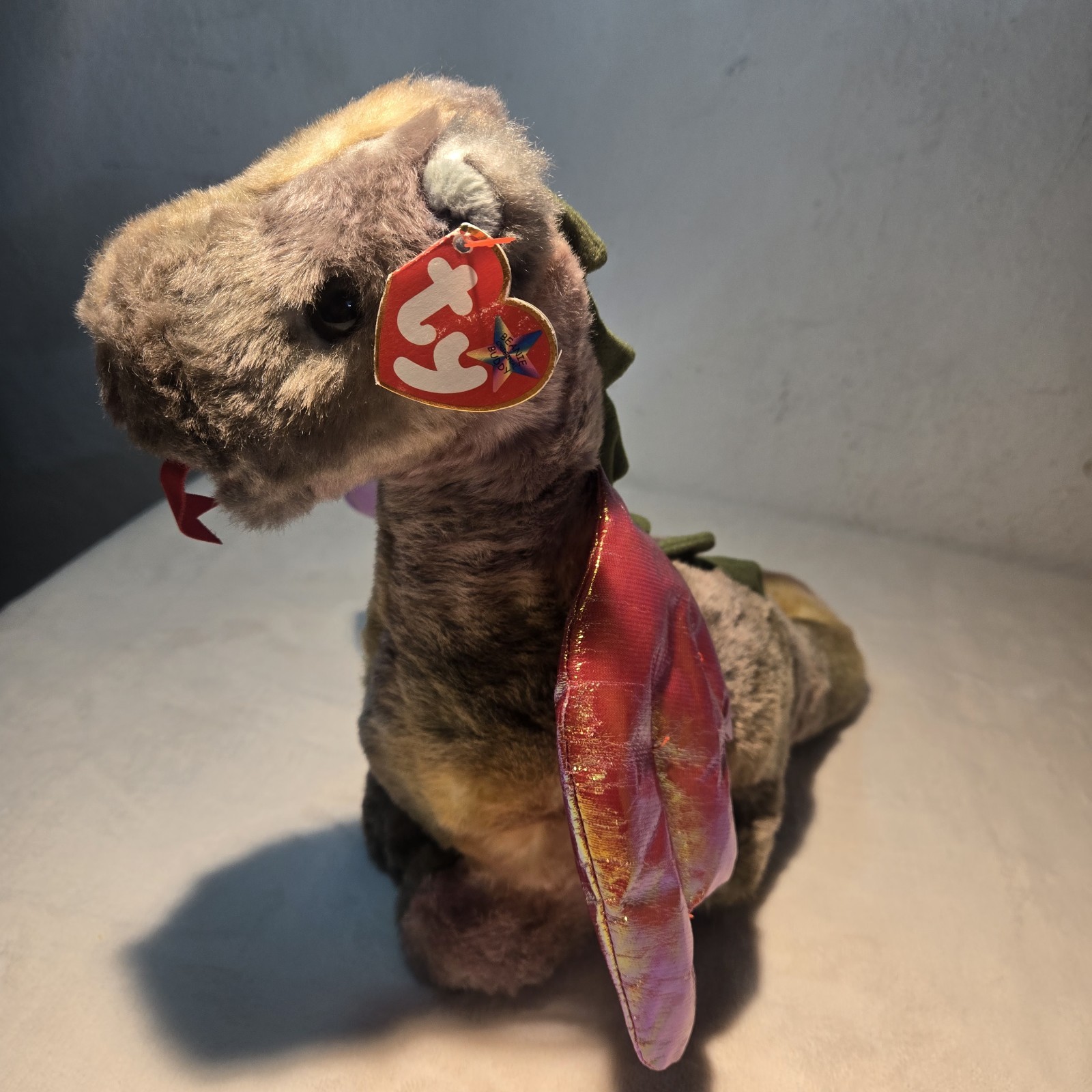 img_1771445916734_0-1.jpeg 1998 TY Beanie Baby Buddies BUDDY Plush Scorch the Dragon RETIRED Licensed NWT