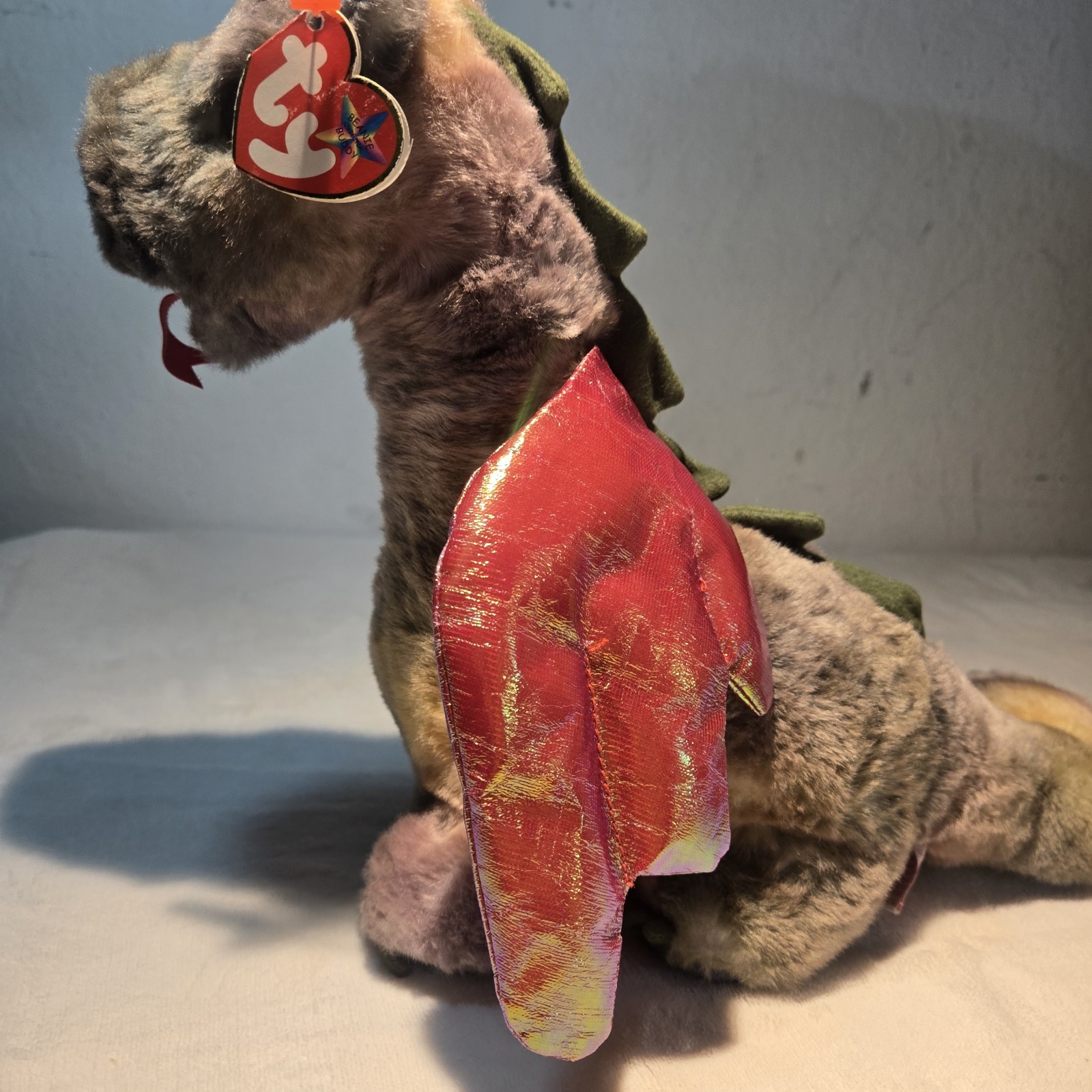 img_1771445922727_4-1.jpeg 1998 TY Beanie Baby Buddies BUDDY Plush Scorch the Dragon RETIRED Licensed NWT - Image 5