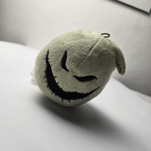 HALLMARK FLUFFBALL OOGIE BOOGIE THE NIGHTMARE BEFORE CHRISTMAS ROUND PLUSH
