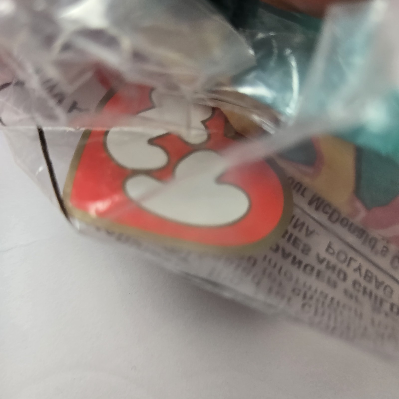 img_1771527505886_2-1.jpeg McDonald's Ty Teenie Beanie Baby Pinchers The Lobster 1998 #5 Plush Toy in Bag - Image 3