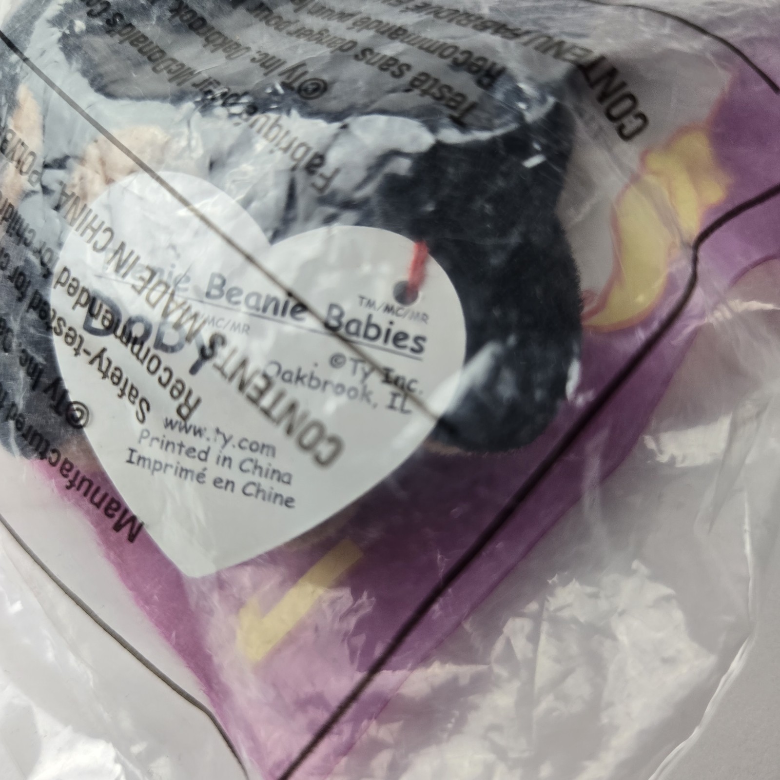 img_1771527518126_2-1.jpeg McDonald's 1993 Tag Ty Teenie Beanie Baby Doby The Doberman 1998 #1 - Image 3