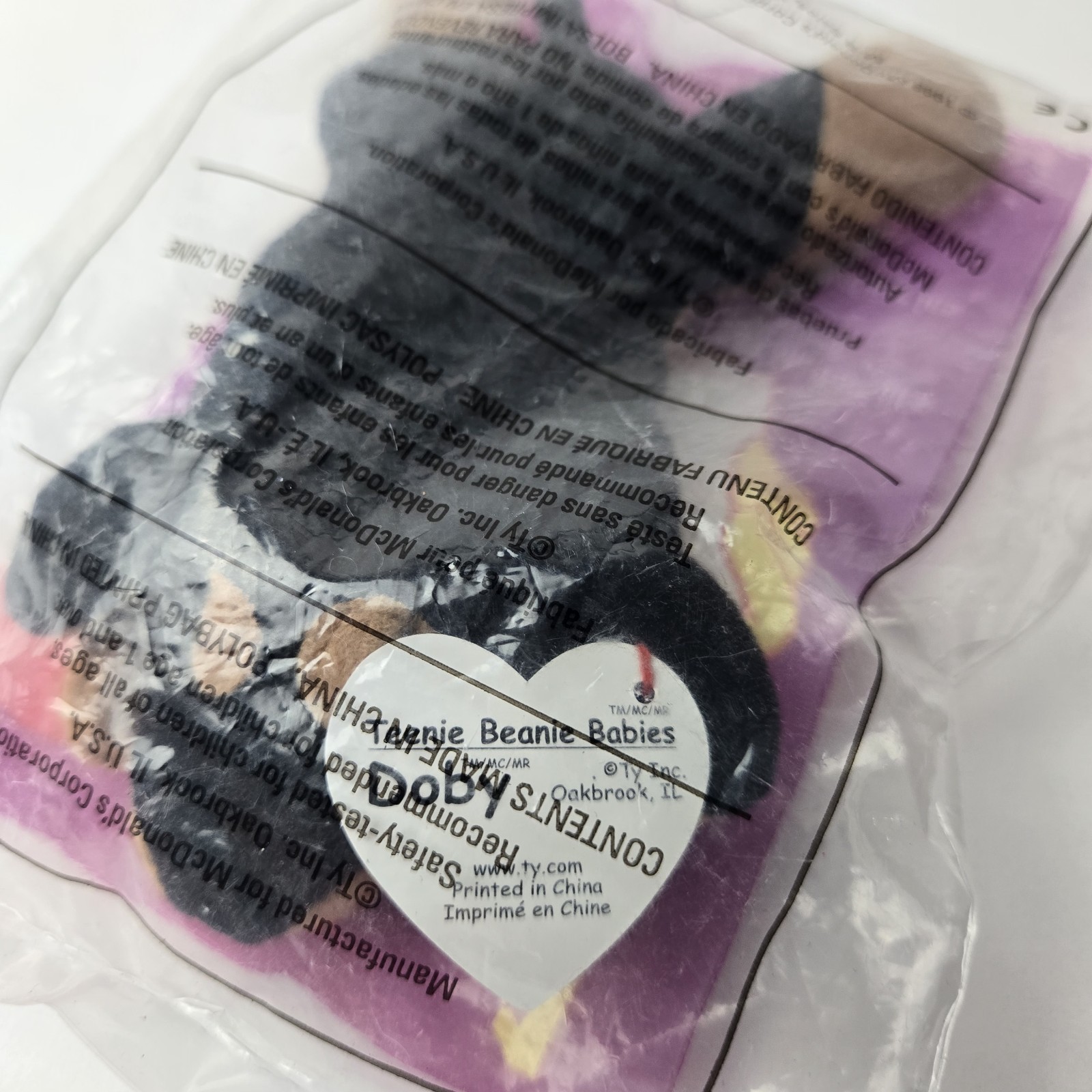 img_1771527641539_4-1.jpeg McDonald's 1993 Tag Ty Teenie Beanie Baby Doby The Doberman 1998 #1 - Image 5