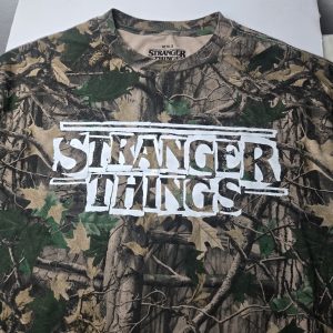 stranger things shirt Green Camo