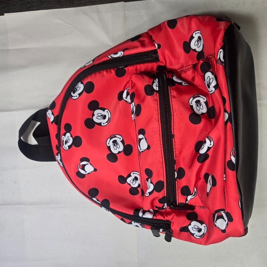 img_1771528667735_2-1.jpeg Disney's Mickey Mouse All Over Red & Black Classic Mini Backpack - Image 3