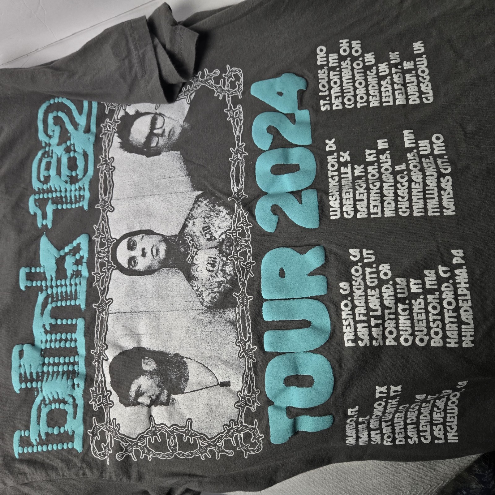 img_1771618941584_2-1.jpeg Blink 182 *OFFICIAL* One More Time 2024 Tour Merch Shirt Gray Medium M - Image 3