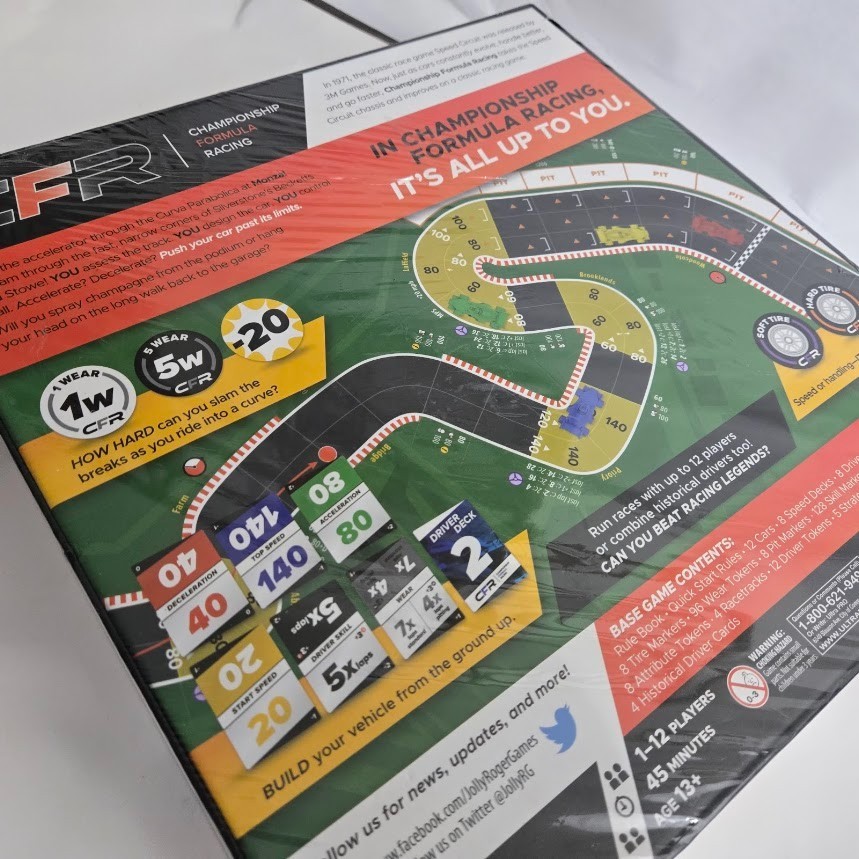 img_1771618980852_2-1.jpeg Jolly Roger Boardgame CFR - Championship Formula Racing Box VG+/NM - Image 3