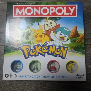 New Monopoly Pokémon Edition Board Game Property Trading Hasbro Ages 8+