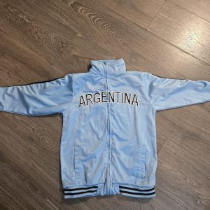 Argentina Jacket Men’s Medium Blue Long Sleeve Full Zip Size 12